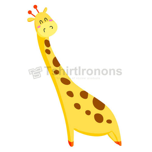 Giraffe T-shirts Iron On Transfers N8107 - Click Image to Close